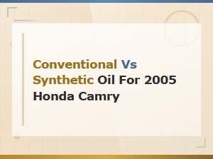 Choosing the Right Oil for Your Honda Camry Oil Change